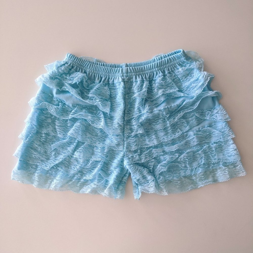 💙 blue ACDC rag bloomer mini shorts drawers 💙